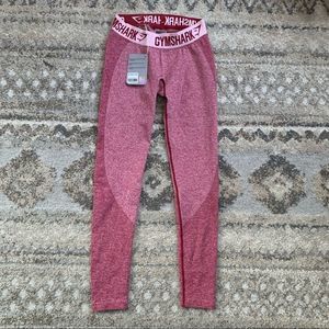 Gymshark Pink Marl Low Rise Leggings Small NWT